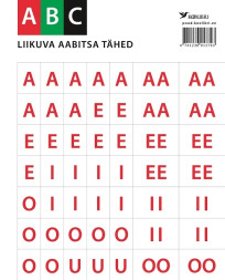 Liikuva aabitsa tähed